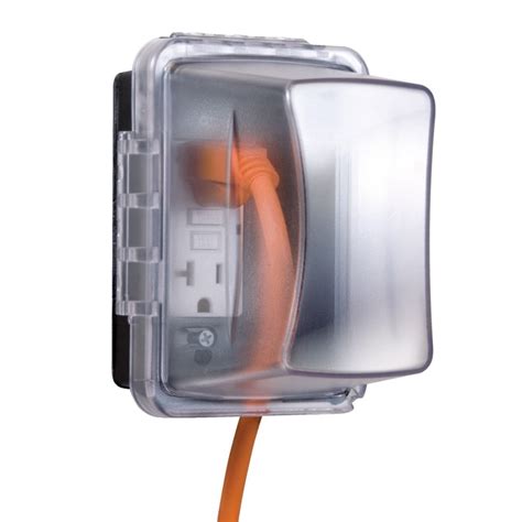 waterproof electrical box lowes|wall mounted weatherproof electrical box.